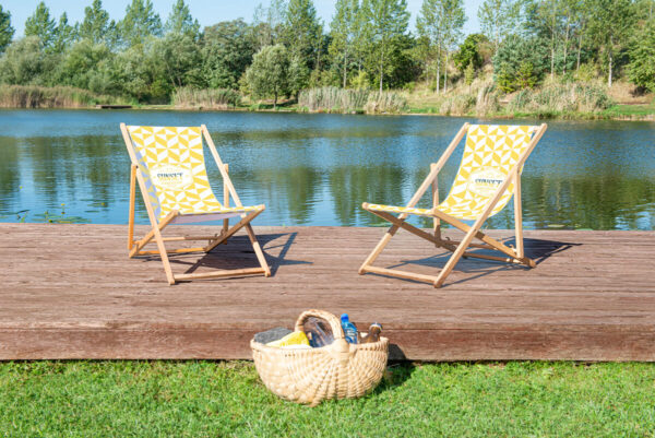 Wooden deckchair - Image 3