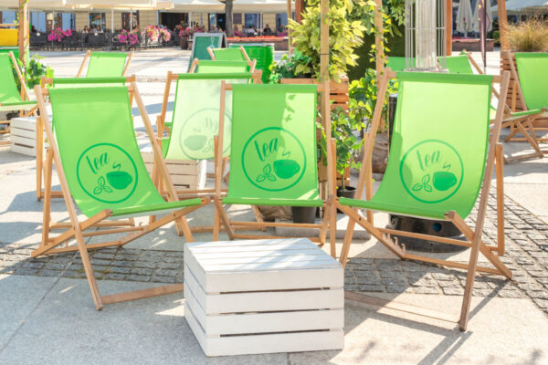 Wooden deckchair - Image 7