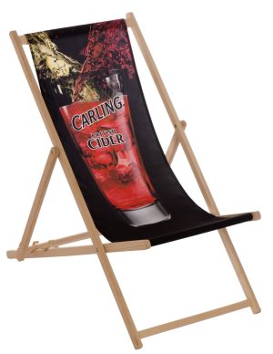 Wooden deckchair