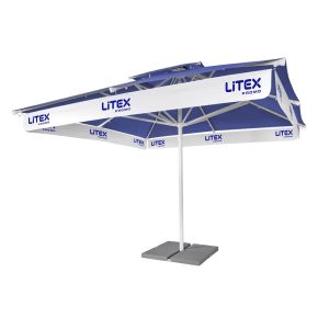 Detachable wind valance for sunshade parasols