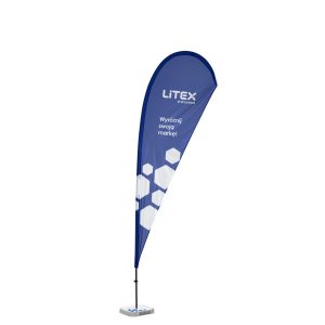 BeachFlag Drop Glass